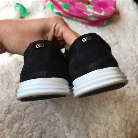 Cole Haan Ella Grand Suede Sneakers - Picture 6 of 7